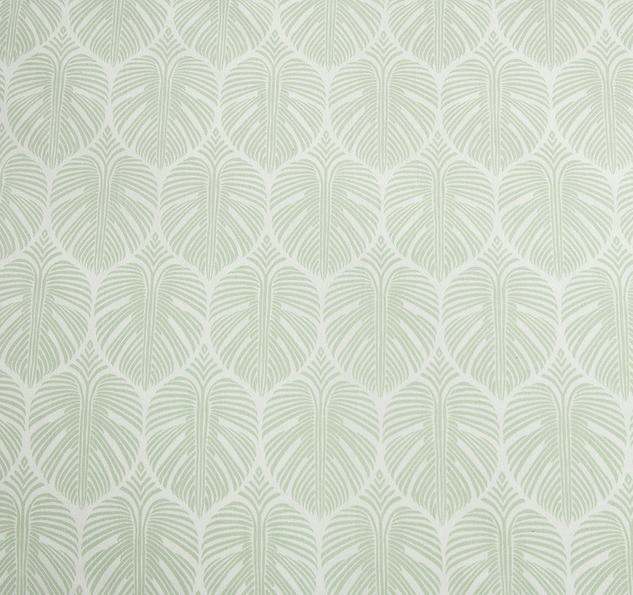 Line Palms Quilt Cover Set Range Green