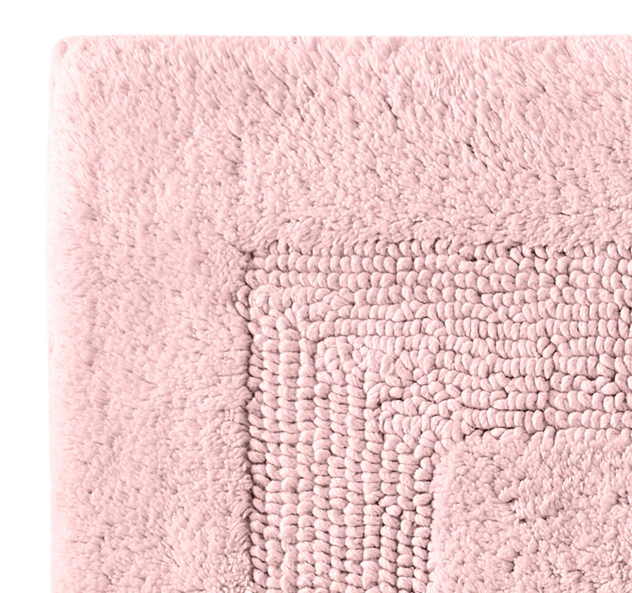 Longbranch 2800GSM Cotton Bath Mat Range Petal Pink