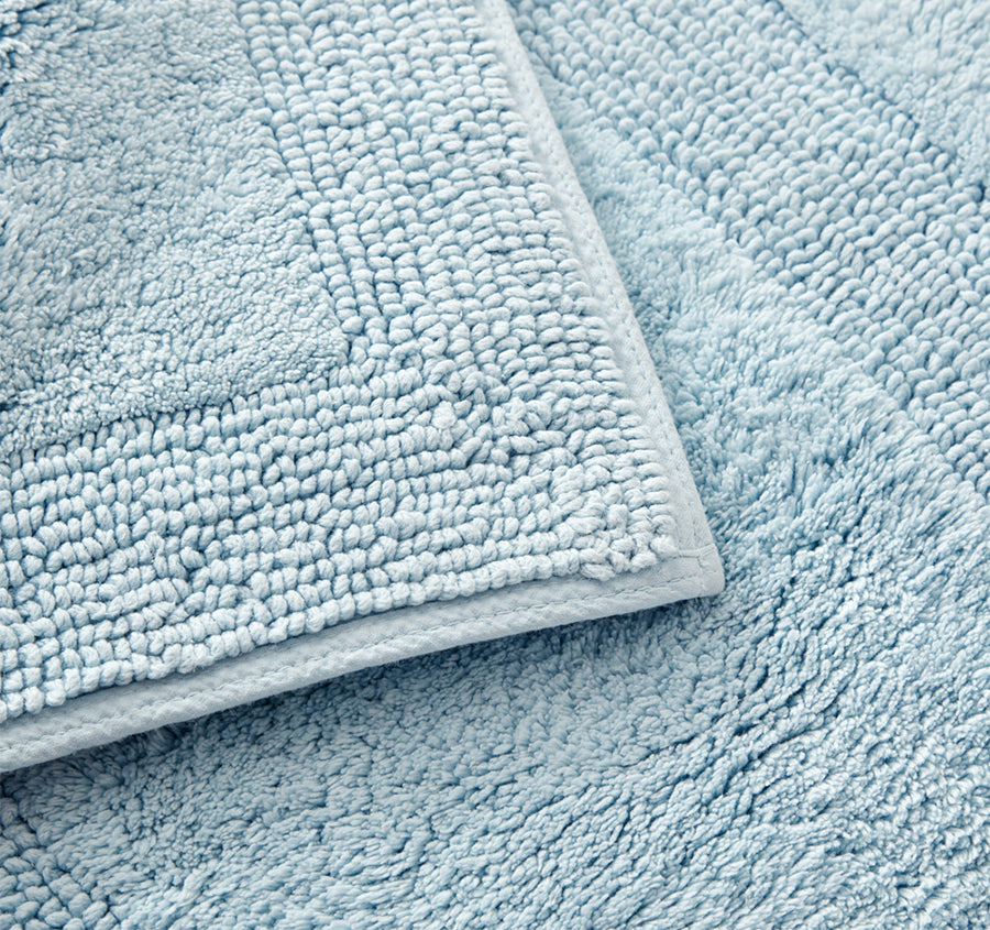 Longbranch 2800GSM Cotton Bath Mat Range Tidal Wave