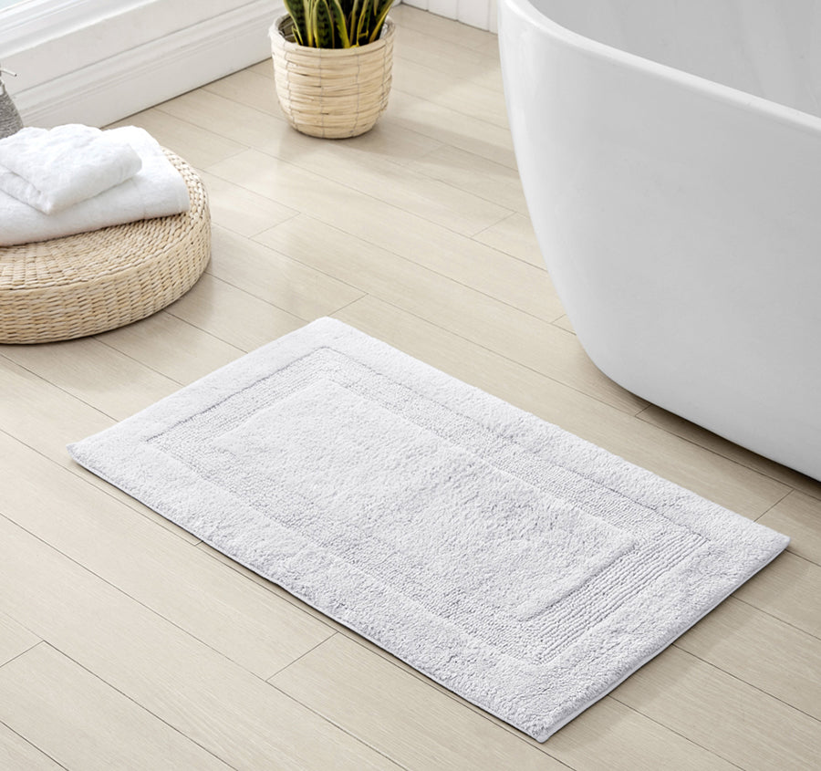 Longbranch 2800GSM Cotton Bath Mat Range White