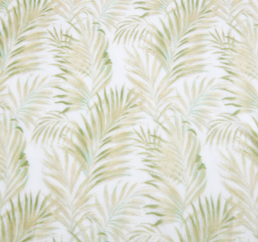 Maui Palm 152x178cm Throw Sage and Aqua