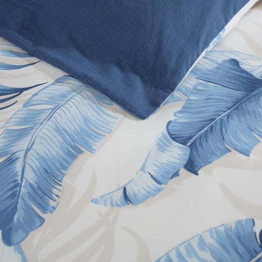 Palmiers Quilt Cover Set Range Blue