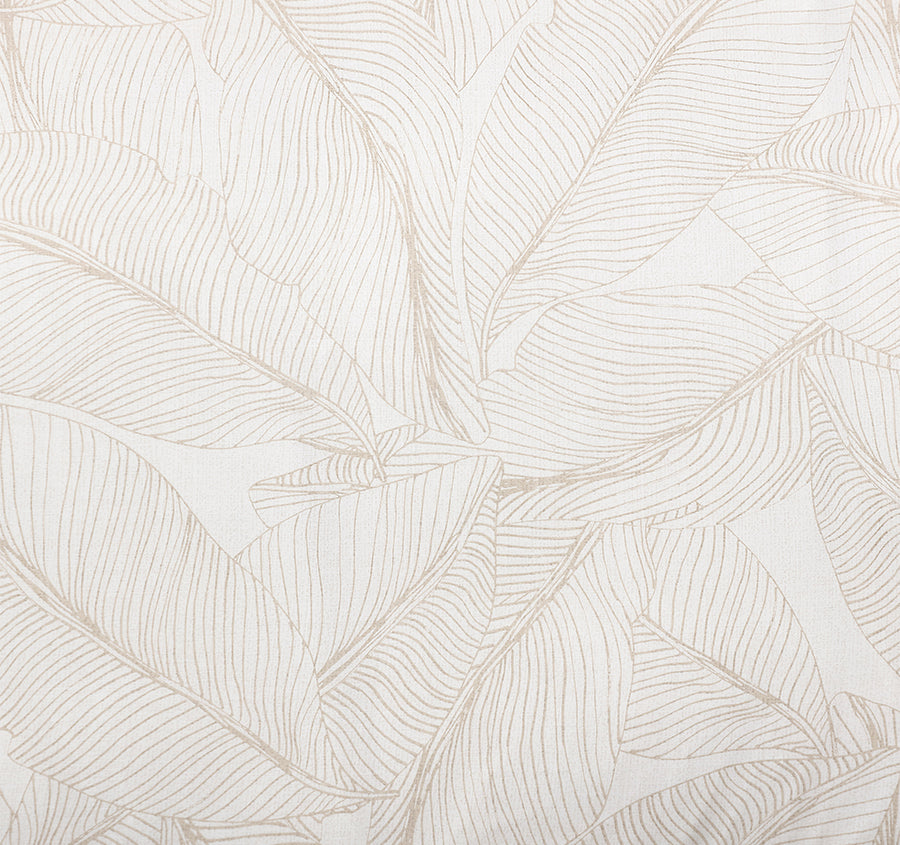 Pebble Palm Quilt Cover Set Range Light Beige
