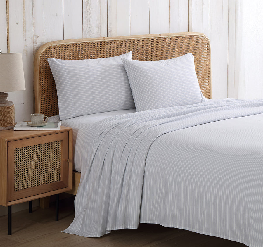 Relax Stripe Sheet Set Range Blue
