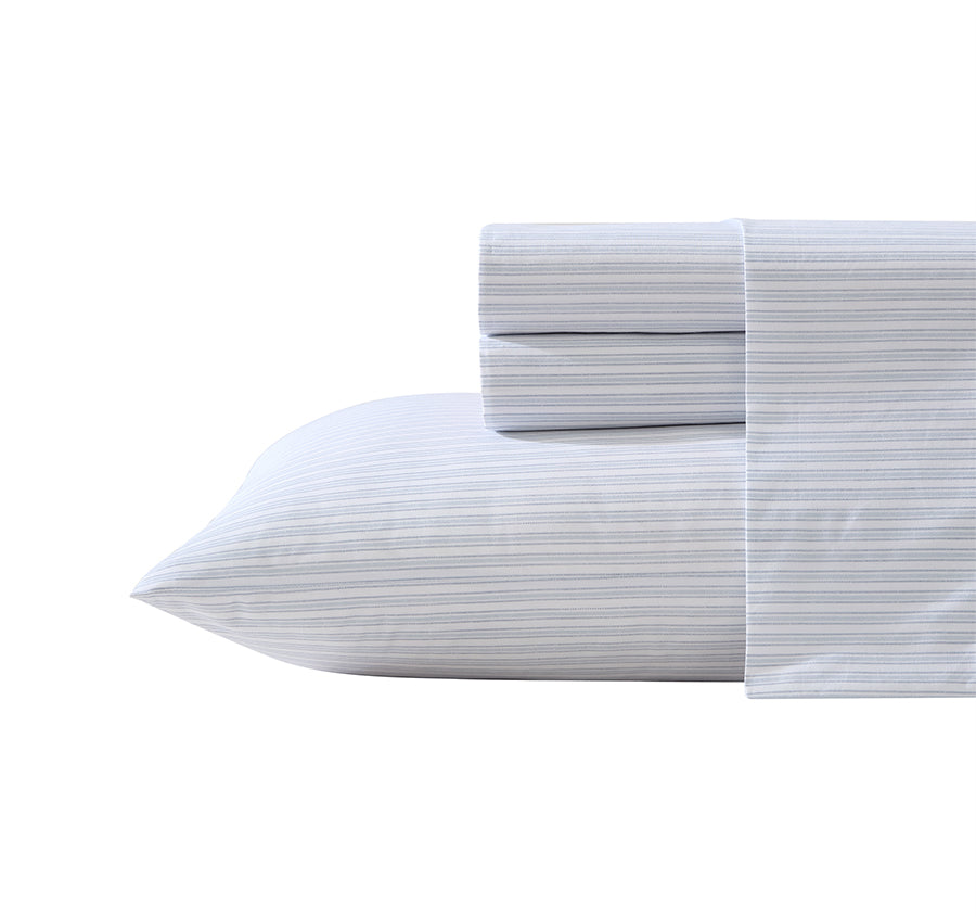 Relax Stripe Sheet Set Range Blue