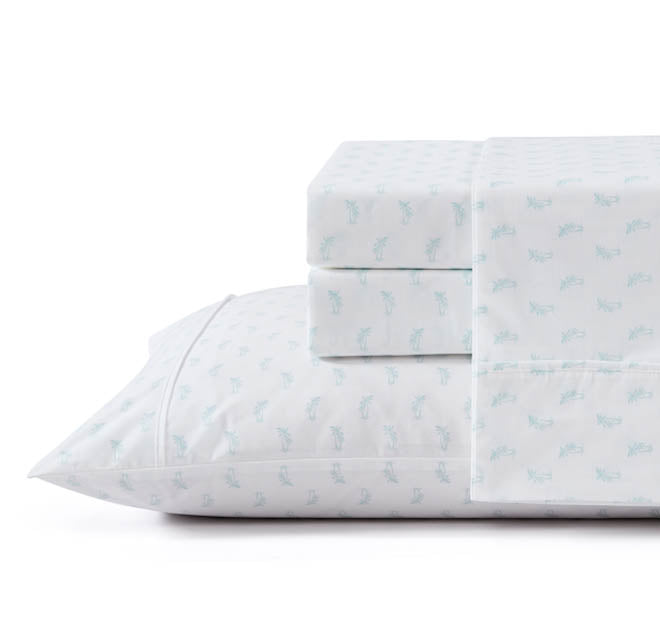 Twin Palm Sheet Set Range Green