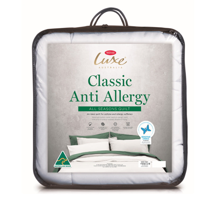 Luxe Classic Anti-Allergy All Seasons Quilt Range