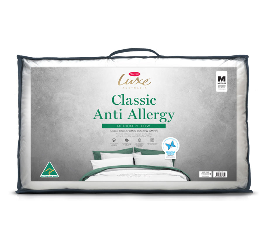 Luxe Classic Anti-Allergy Medium Standard Pillow