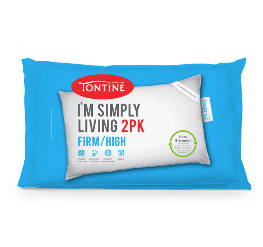 I'm Simply Living 2 Pack Firm Pilow