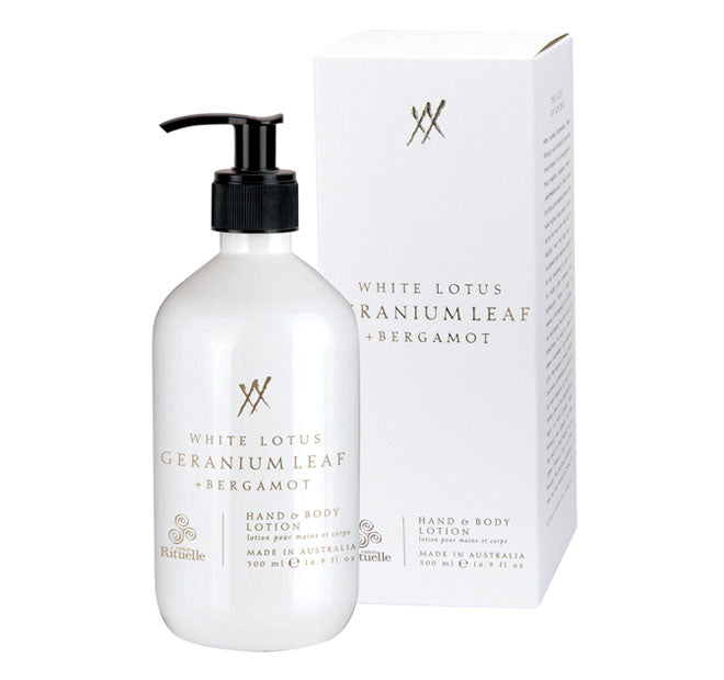 Alchemy 500ml Body Lotion White Lotus with Geranium Leaf and Bergamot