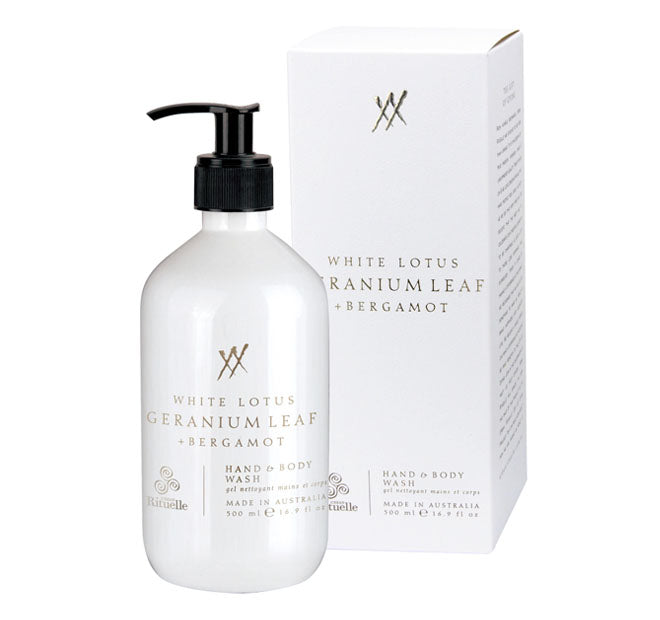 Alchemy 500ml Body Wash White Lotus with Geranium Leaf and Bergamot