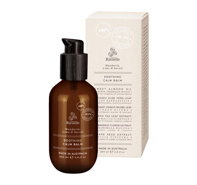 Natural Remedy 200ml Soothing Calm Balm Mandarin with Lime and Neroli