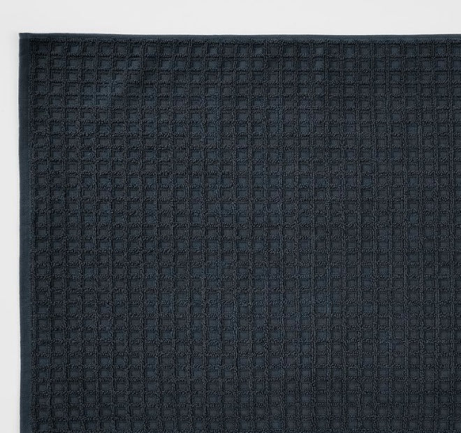 Waffle 840GSM Cotton Bath Mat Slate