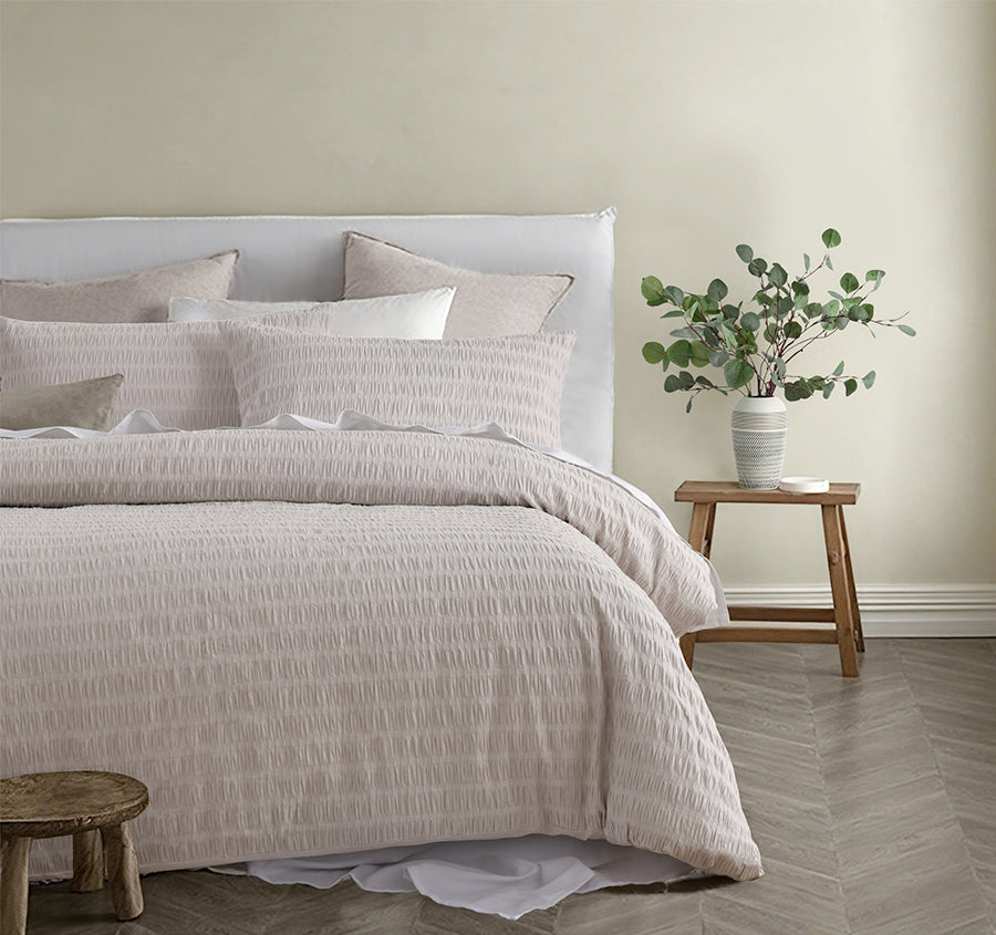 Akari Quilt Cover Set Range Natural