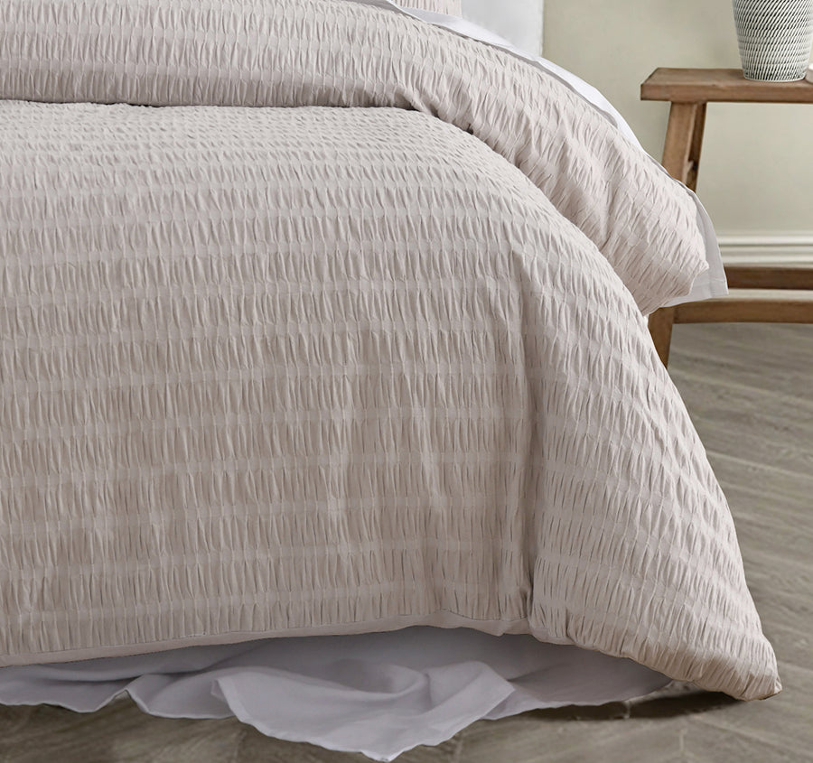 Akari Quilt Cover Set Range Natural