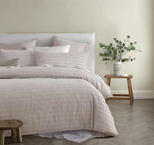Akari Quilt Cover Set Range Natural