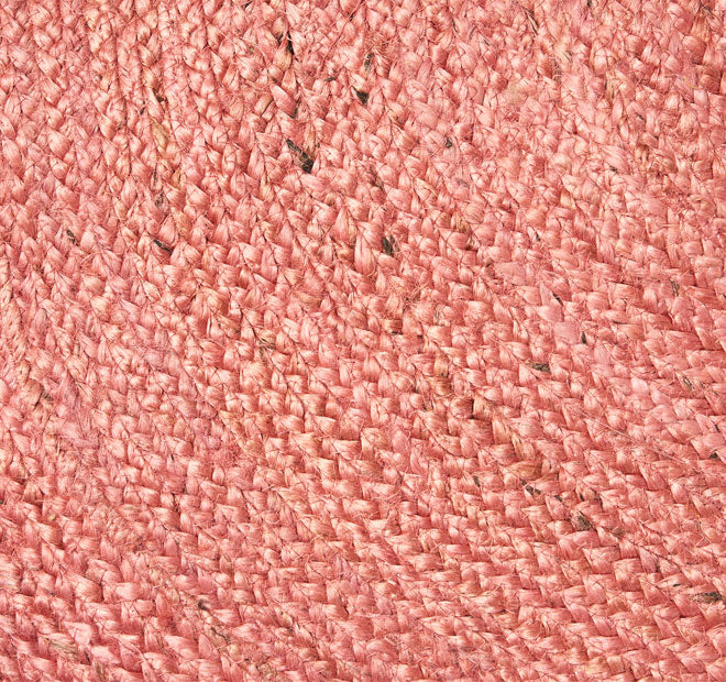 Benton Round Jute Rug Range Pink