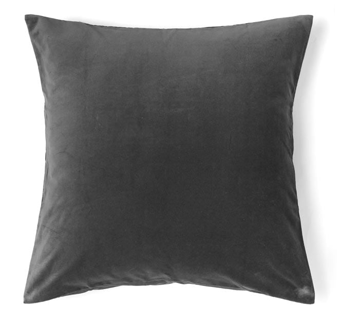 Cotton Velvet Quilt Cover Set Range Storm Grey