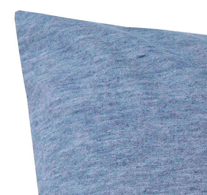 Denim Linen European Pillowcase Stonewashed Denim