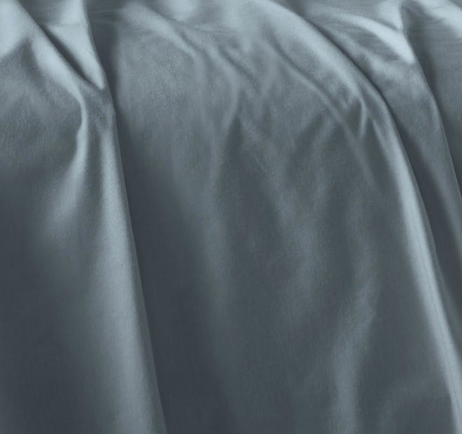 Eucalyptus Cotton Sheet Set Range Mirage Blue