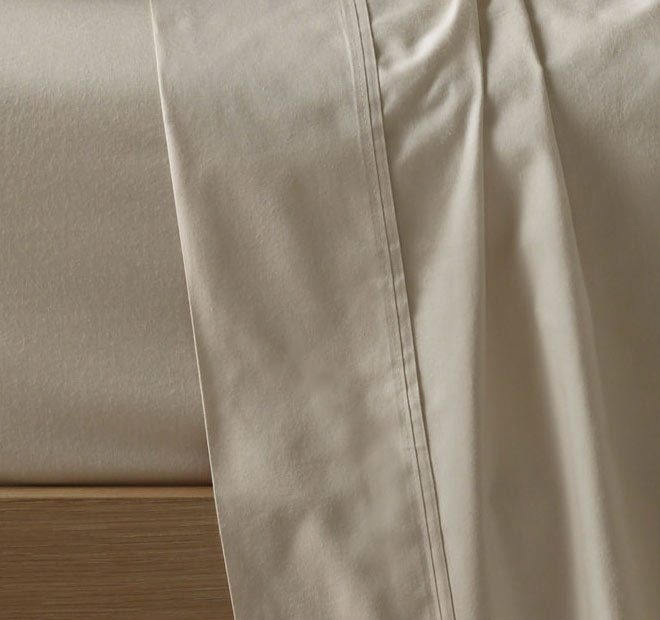 Eucalyptus Cotton Sheet Set Range Stone