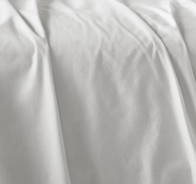 Eucalyptus Cotton Sheet Set Range White