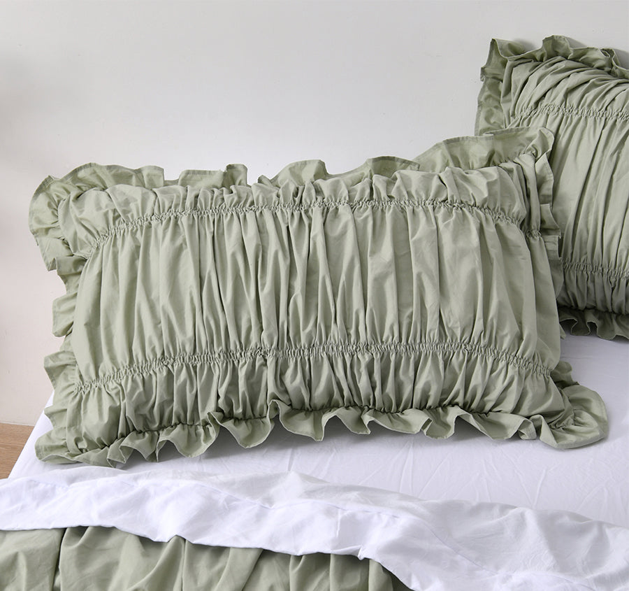 Haven Quilt Cover Set Range Sage