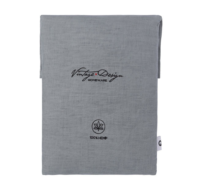 Hemp Quilt Cover Set Range Eucalypt