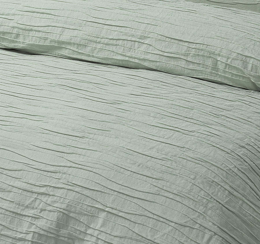 Malvern Quilt Cover Set Range Sage