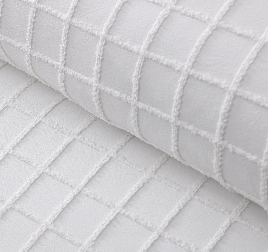 Parquet Quilt Cover Set Range White