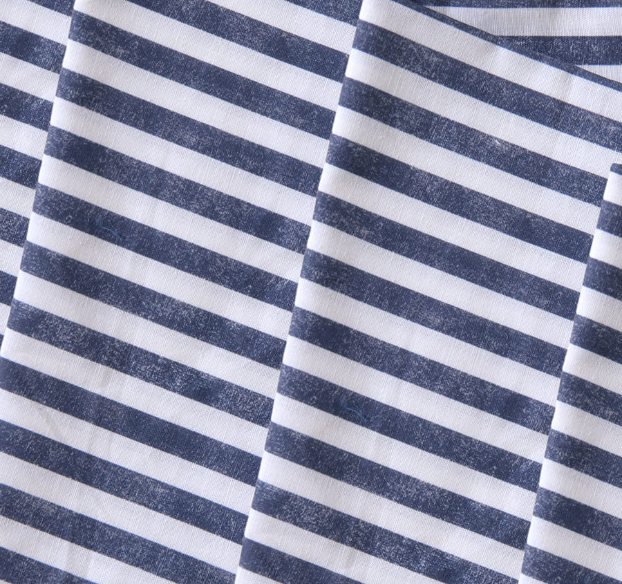 Riviera Stripe Tablecloth Range Blue