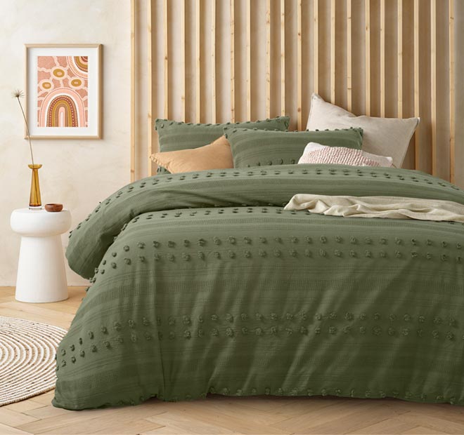 Sans Sovci Quilt Cover Set Range Botanic