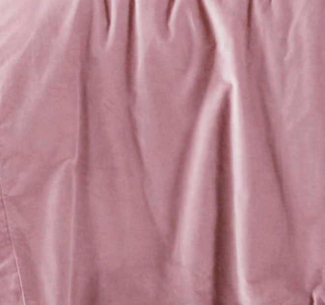 Cotton Velvet Quilt Cover Set Range Smokey Rose