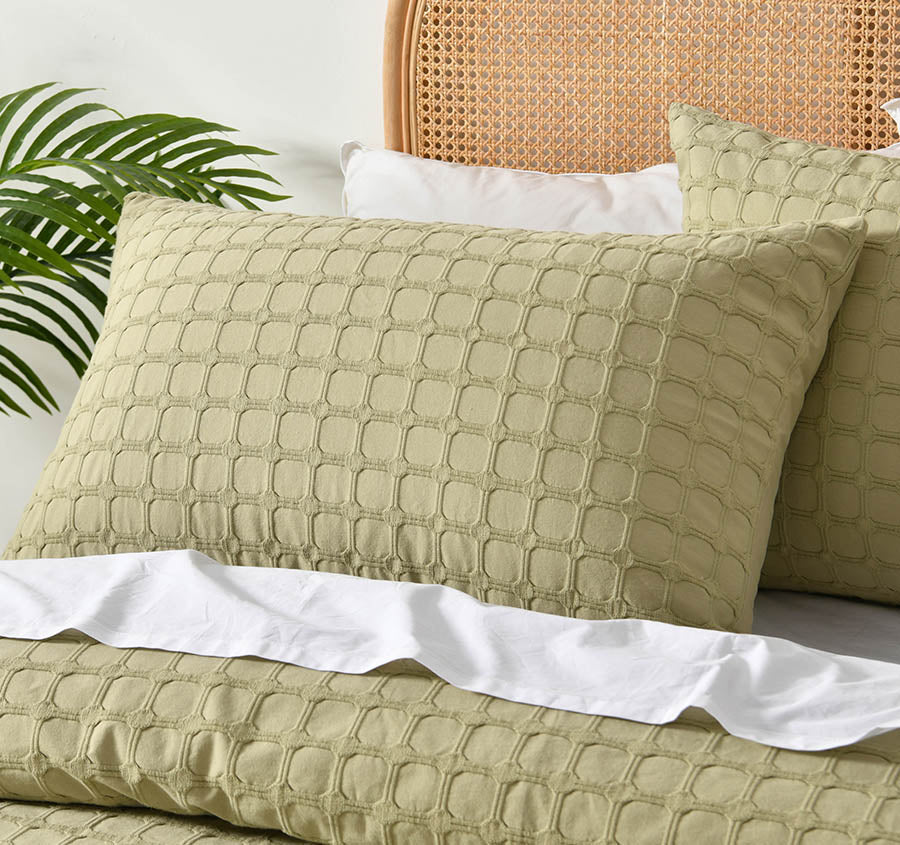 Willow Quilt Cover Set Range Sage