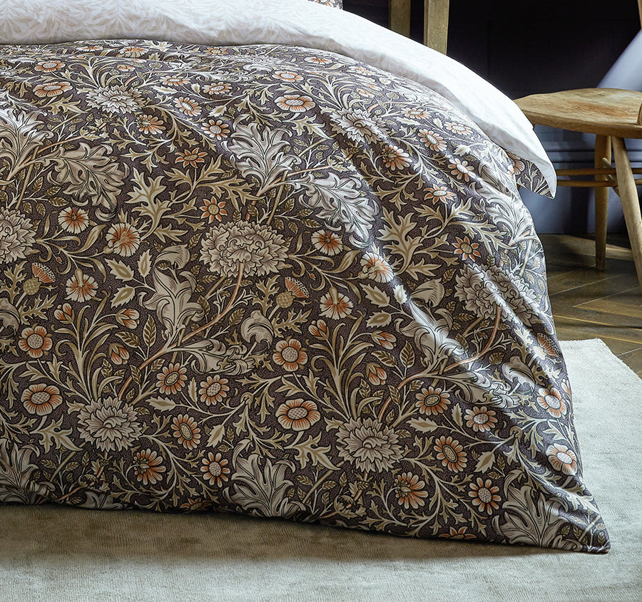 Double Bough Quilt Cover Set Range Heather
