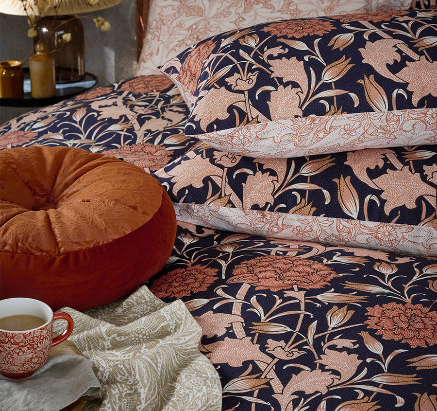 Wild Tulip Quilt Cover Set Range Copper