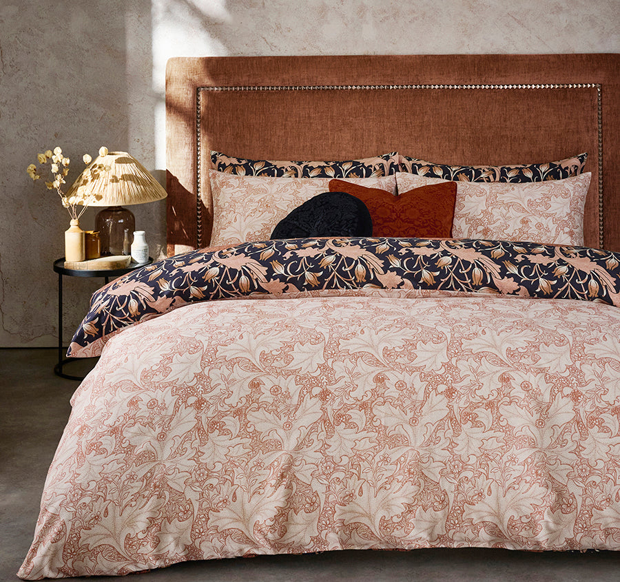 Wild Tulip Quilt Cover Set Range Copper