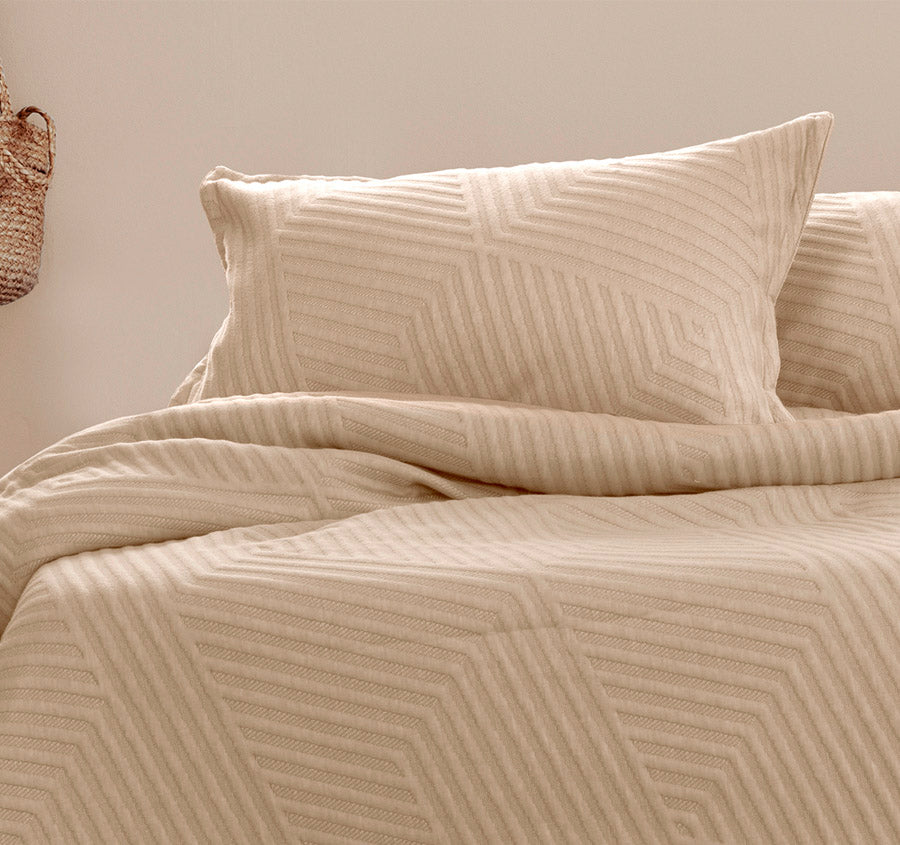 Alton Quilt Cover Set Range Linen