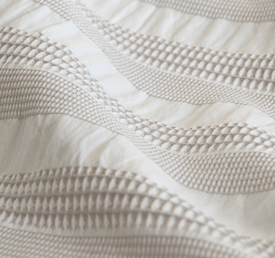 Cove Quilt Cover Set Range Coastal Grey