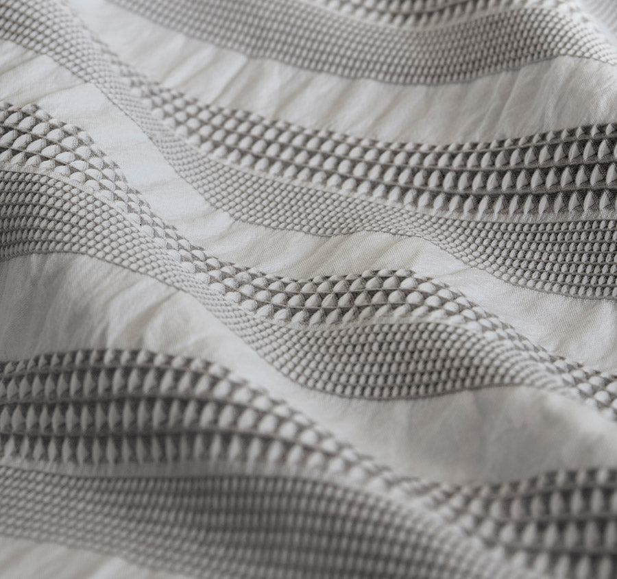 Cove Quilt Cover Set Range Charcoal