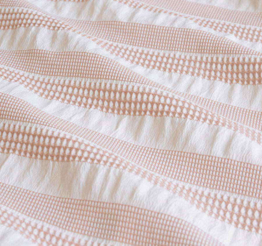 Cove Quilt Cover Set Range Rose Dust