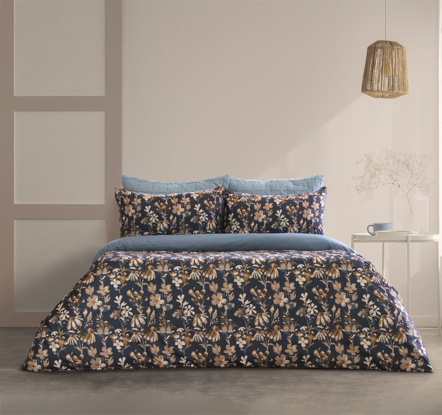 Florentine Quilt Cover Set Range Navy