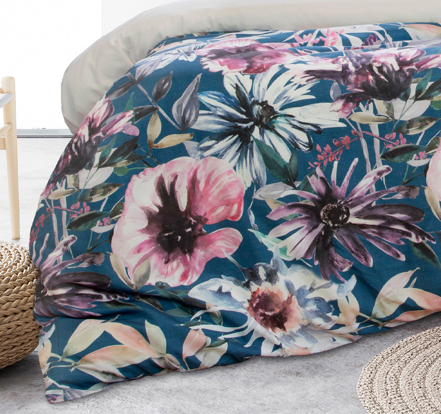 Jenna Quilt Cover Set Range Multi Manchester Warehouse