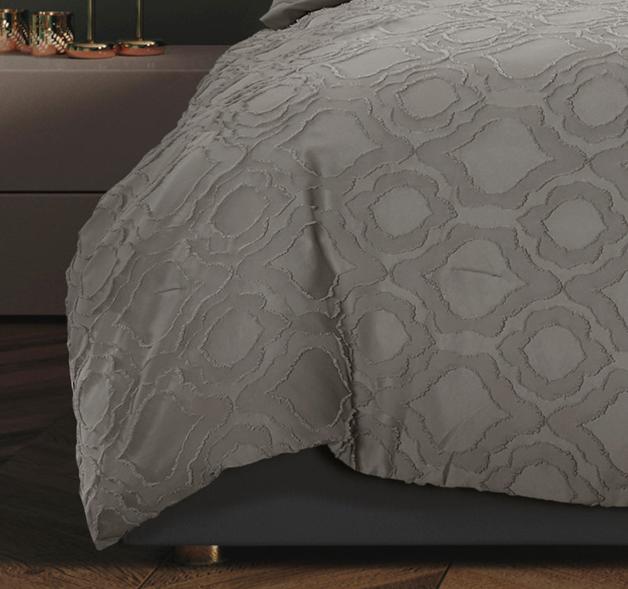 Millicent 5 Piece Comforter Set Range Storm Grey