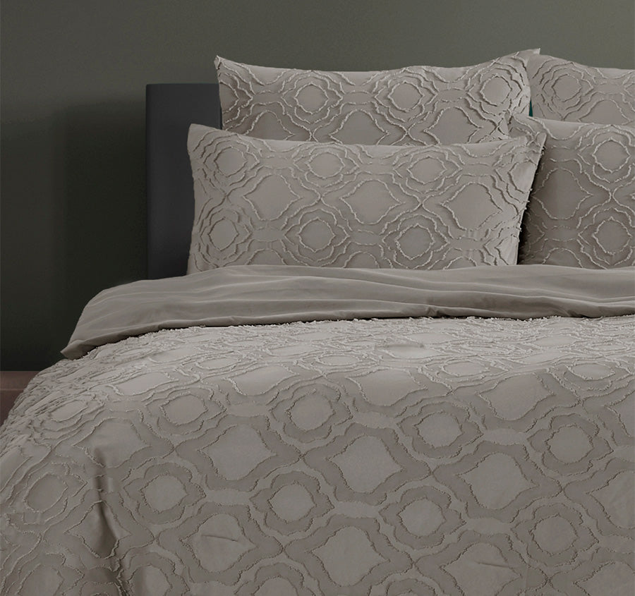 Millicent 5 Piece Comforter Set Range Storm Grey