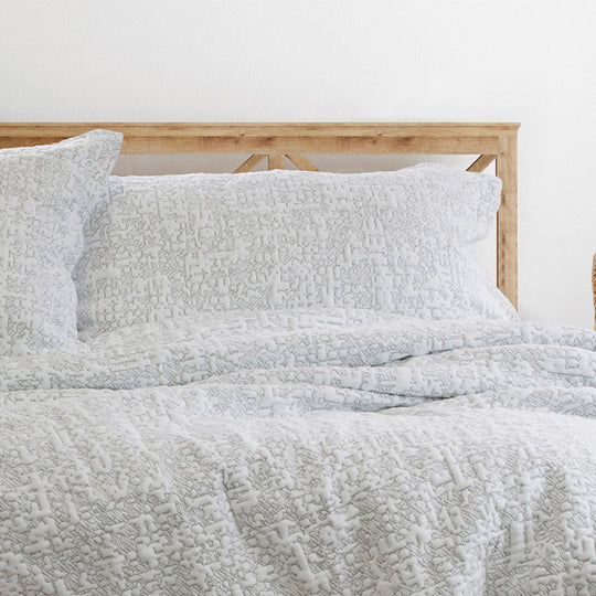 Norfolk Comforter Set White