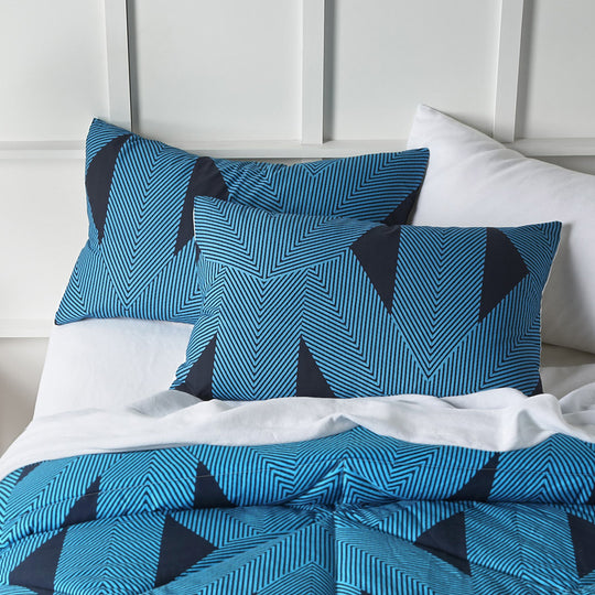 Aster Comforter Set Range Blue