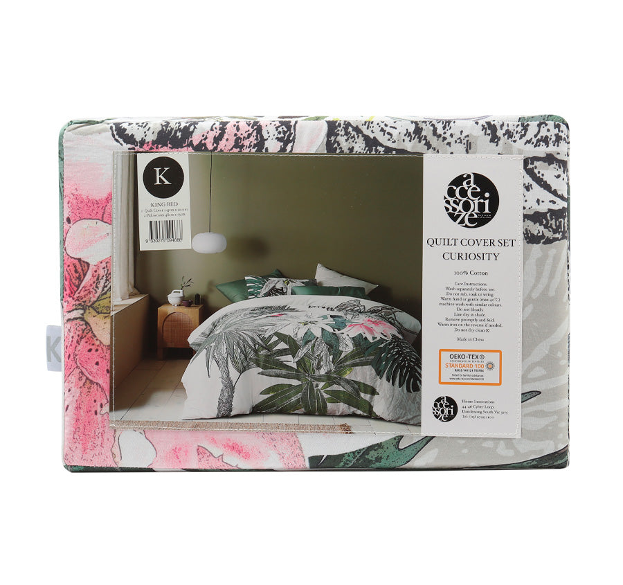 Curiosity Quilt Cover Set Range Multi