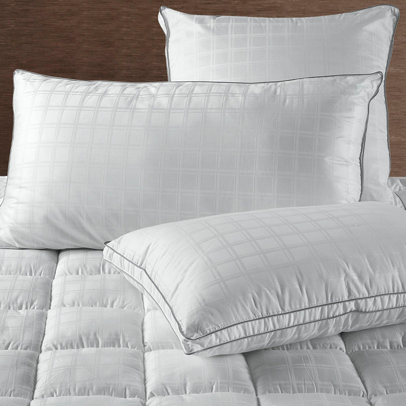 King pillow showing pillow loft and support