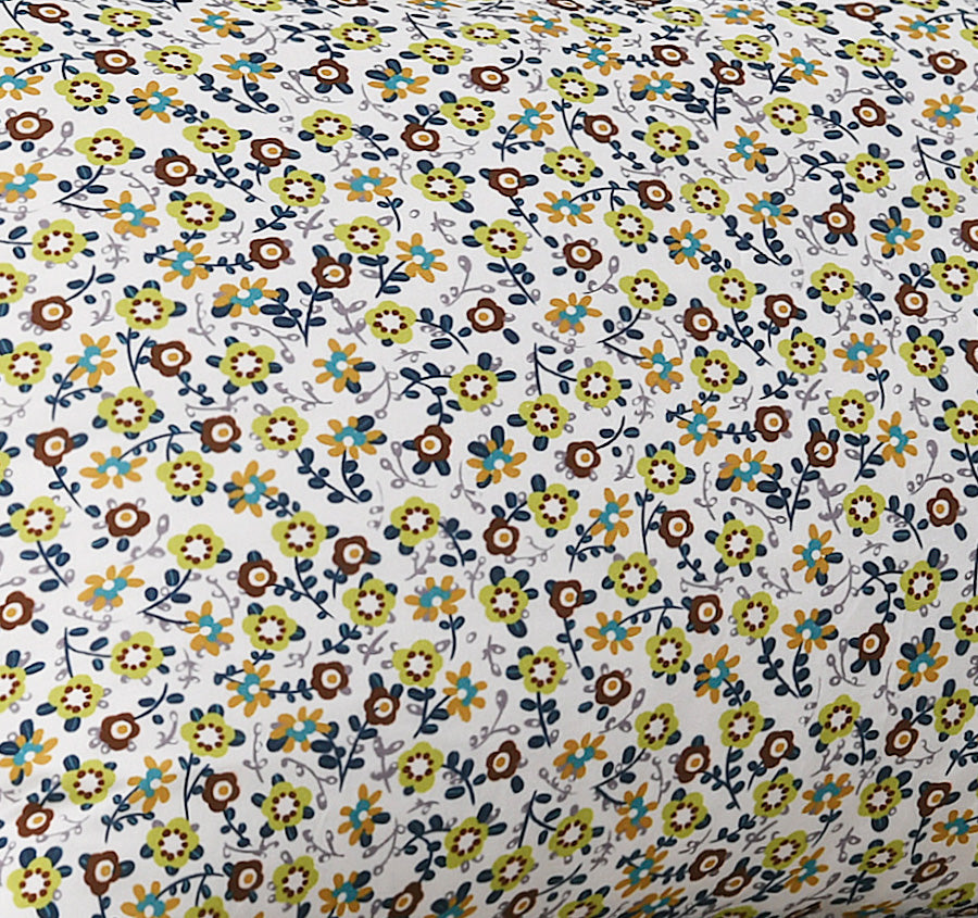 Lisa Washed Cotton Fitted Combo Set Teal